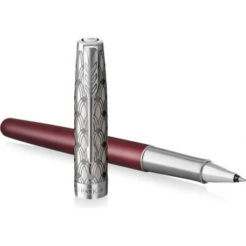 Ручка роллер PARKER SONNET PREMIUM T537 METAL RED CT F Ручка роллер PARKER SONNET PREMIUM T537 METAL RED CT F