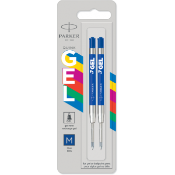 Стержень гелевый PARKER QUINK GEL Z10 M 0.7мм синие чернила блистер (2шт) Стержень гелевый PARKER QUINK GEL Z10 M 0.7мм синие чернила блистер (2шт)